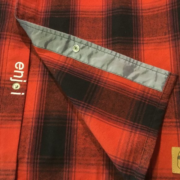 Enjoi Plaid Wool Shirt Jacket (new) - Picture 2 of 6